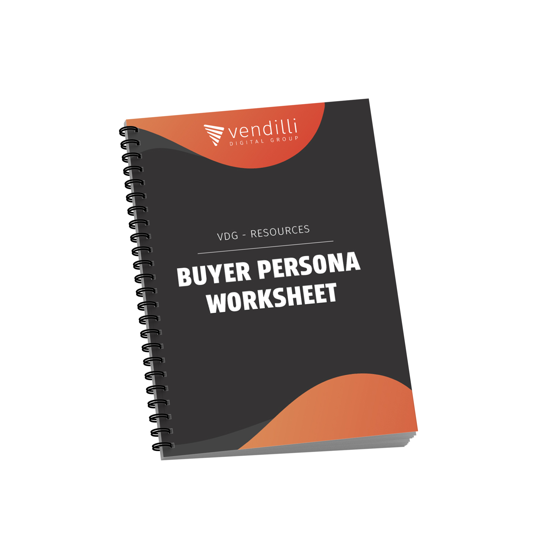 Buyer Persona Notebook Mockup