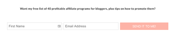 newsletter list idea